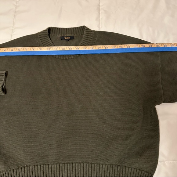 QUINCE 100% Organic Cotton Boyfriend Crew Sweater SIZE L - Picture 6 of 10
